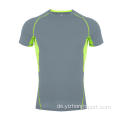 Feuchtigkeitsableitendes Dry Fit T-Shirt eng grau